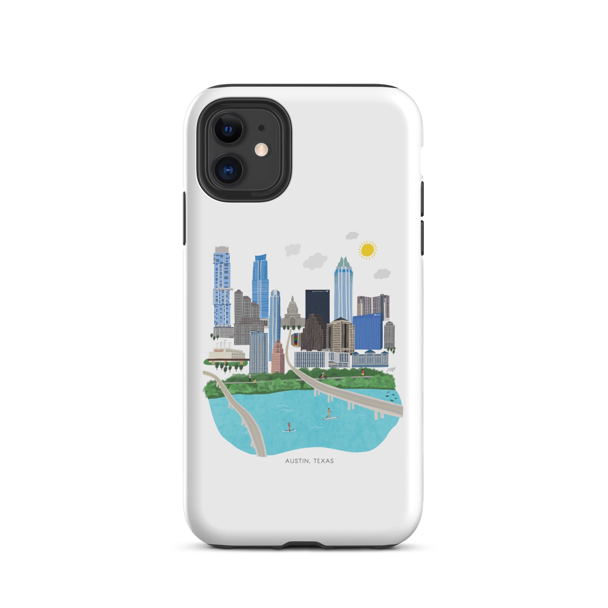 Austin Texas Skyline Illustration - Tough Case for iPhone®