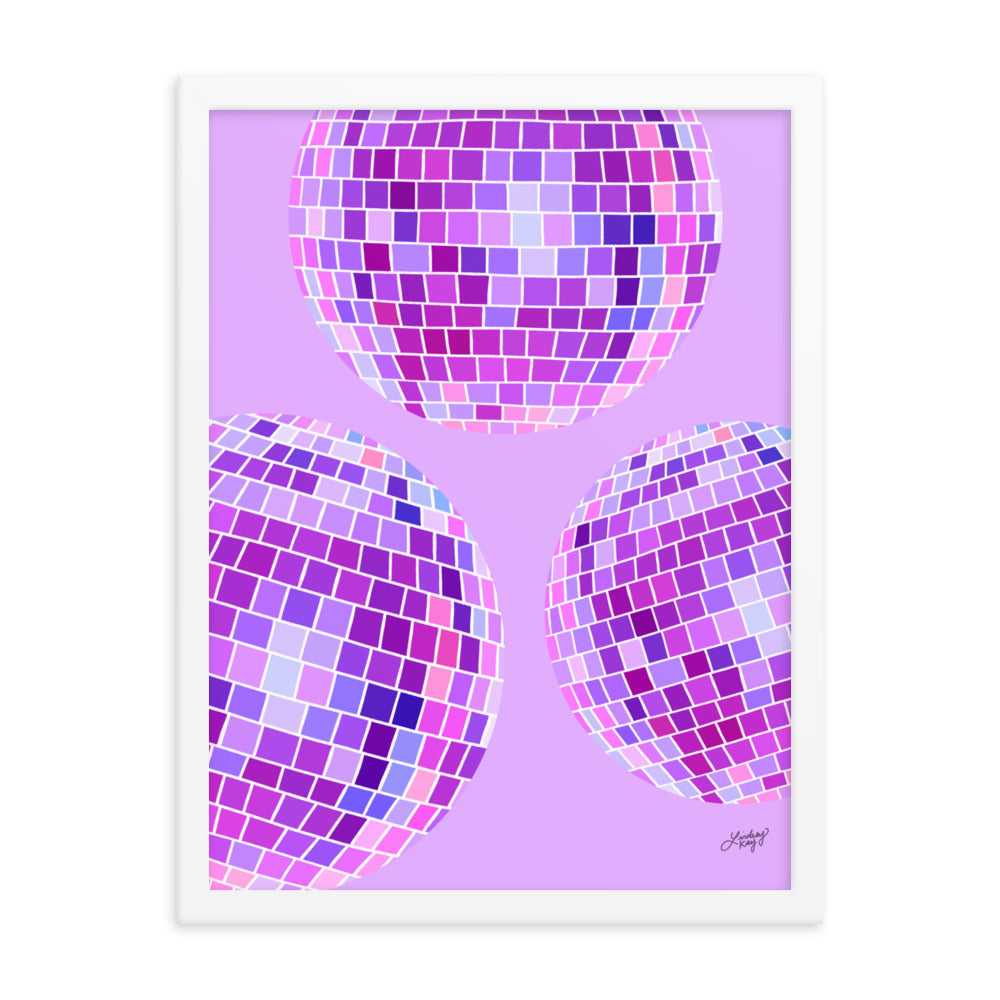 Disco Ball Purple
