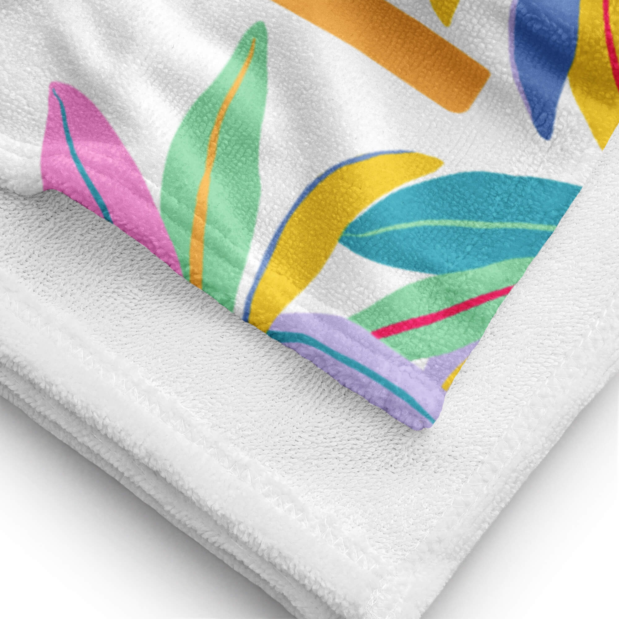 Palm Trees (Pastel) - Beach Towel