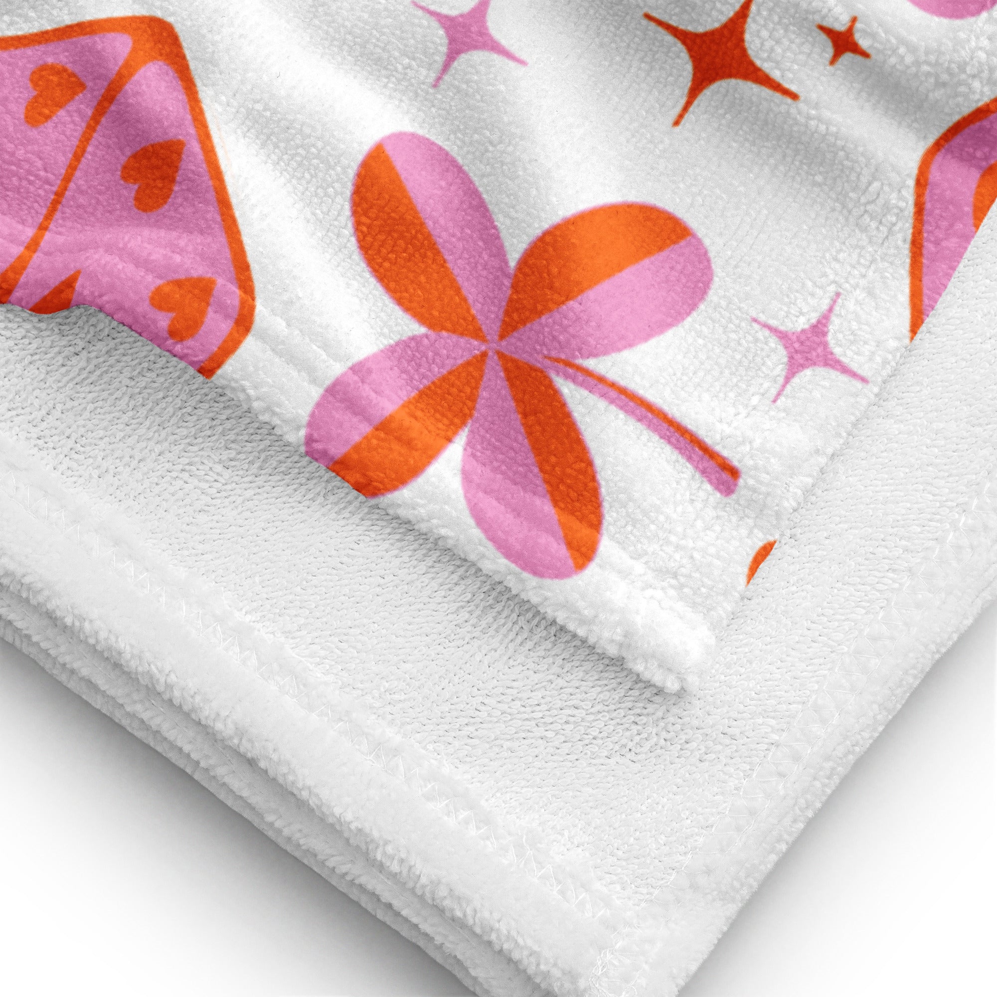 Retro Y2K Design - Beach Towel