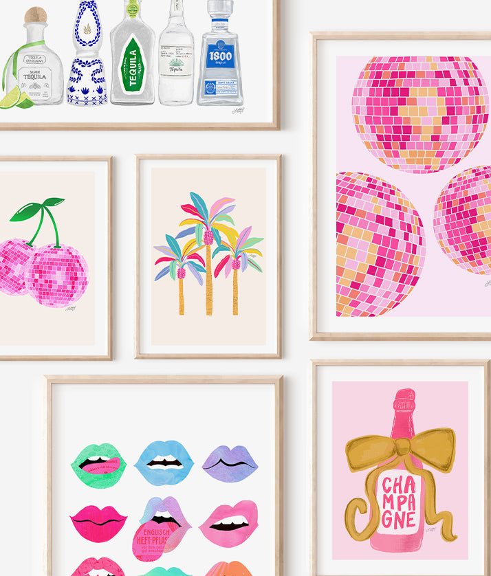 colorful art prints to brighten up your space and show your personality