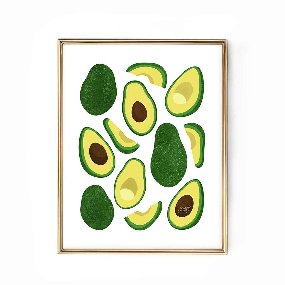 Avocados Illustration - Art Print