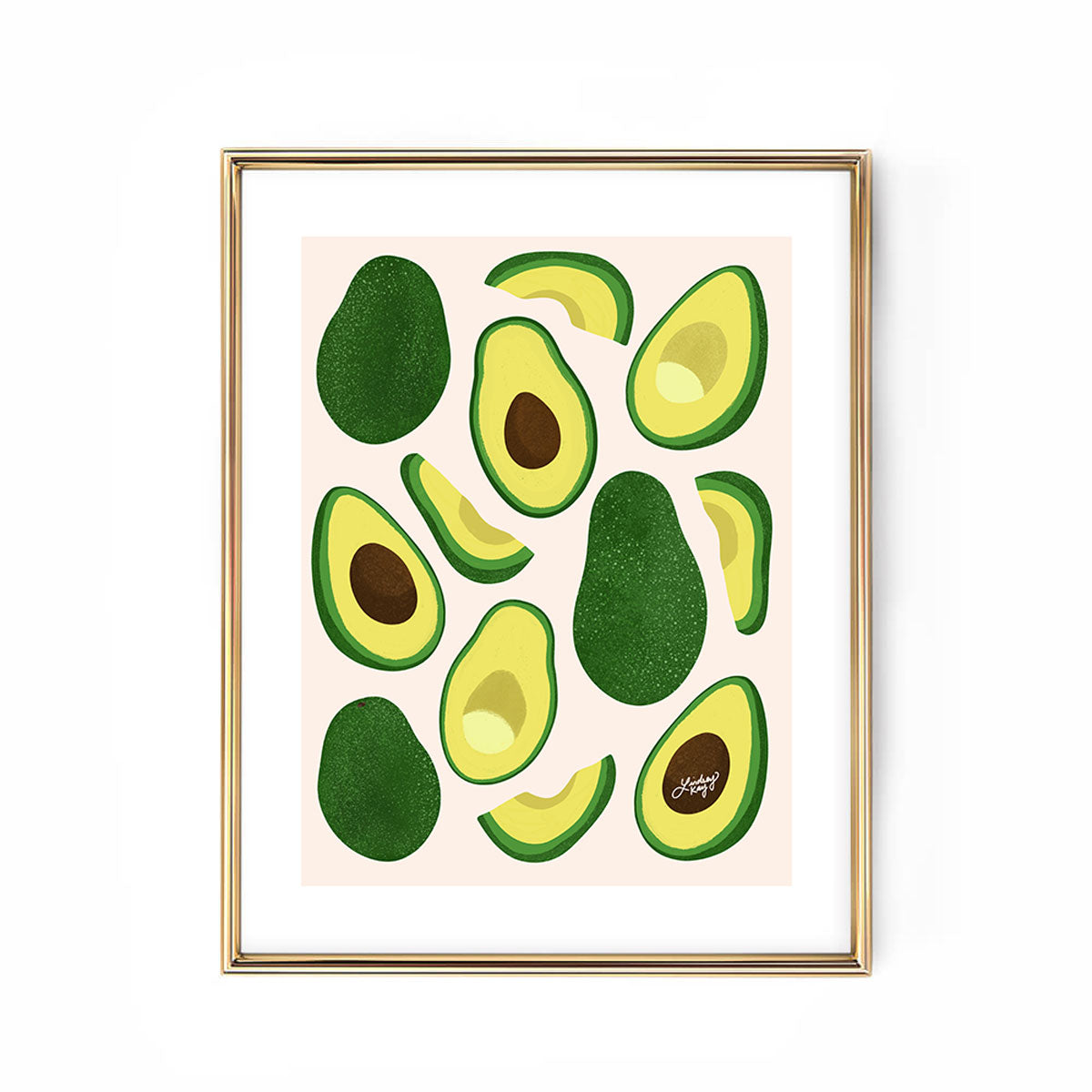 Avocados Illustration - Art Print