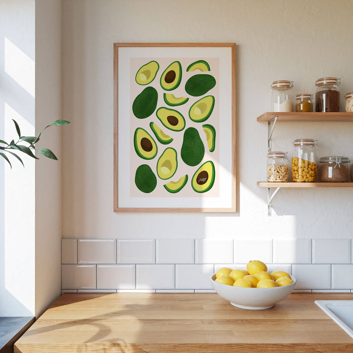 Avocados Illustration - Art Print