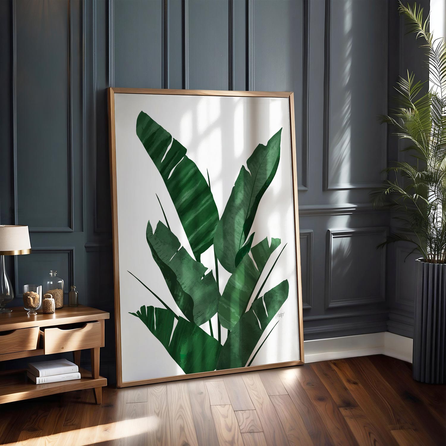 Banana Leaf Plant Collage Illustration - Art Print - Lindsey Kay Collective
