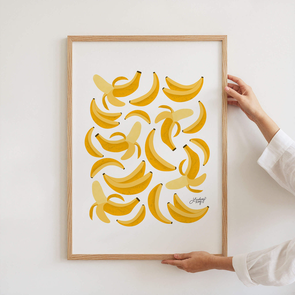 Bananas Illustration - Art Print