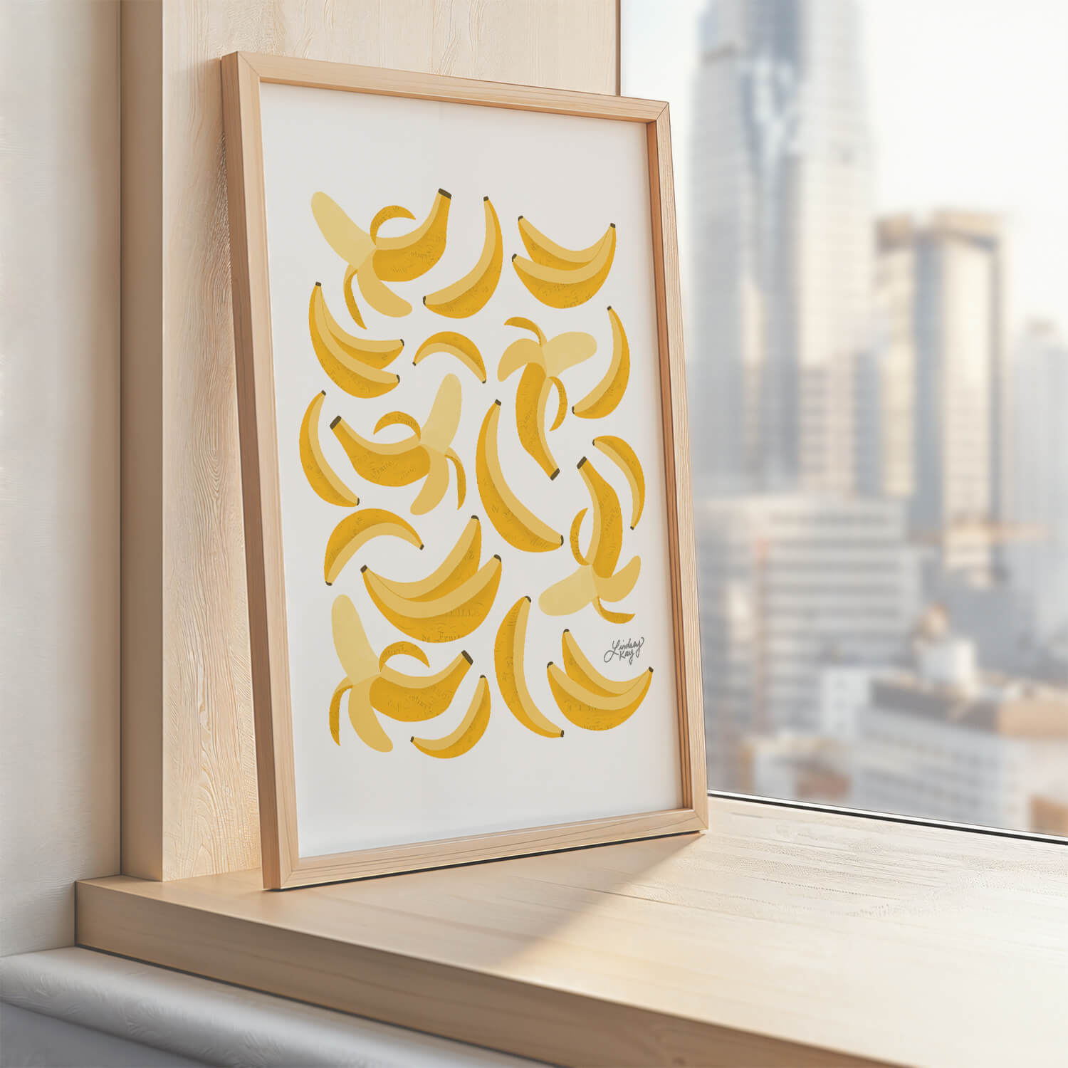 Bananas Illustration - Art Print