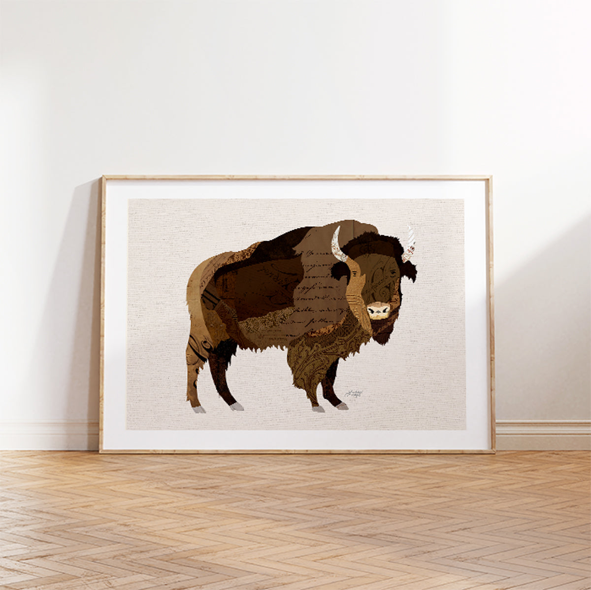 Buffalo Collage - Art Print