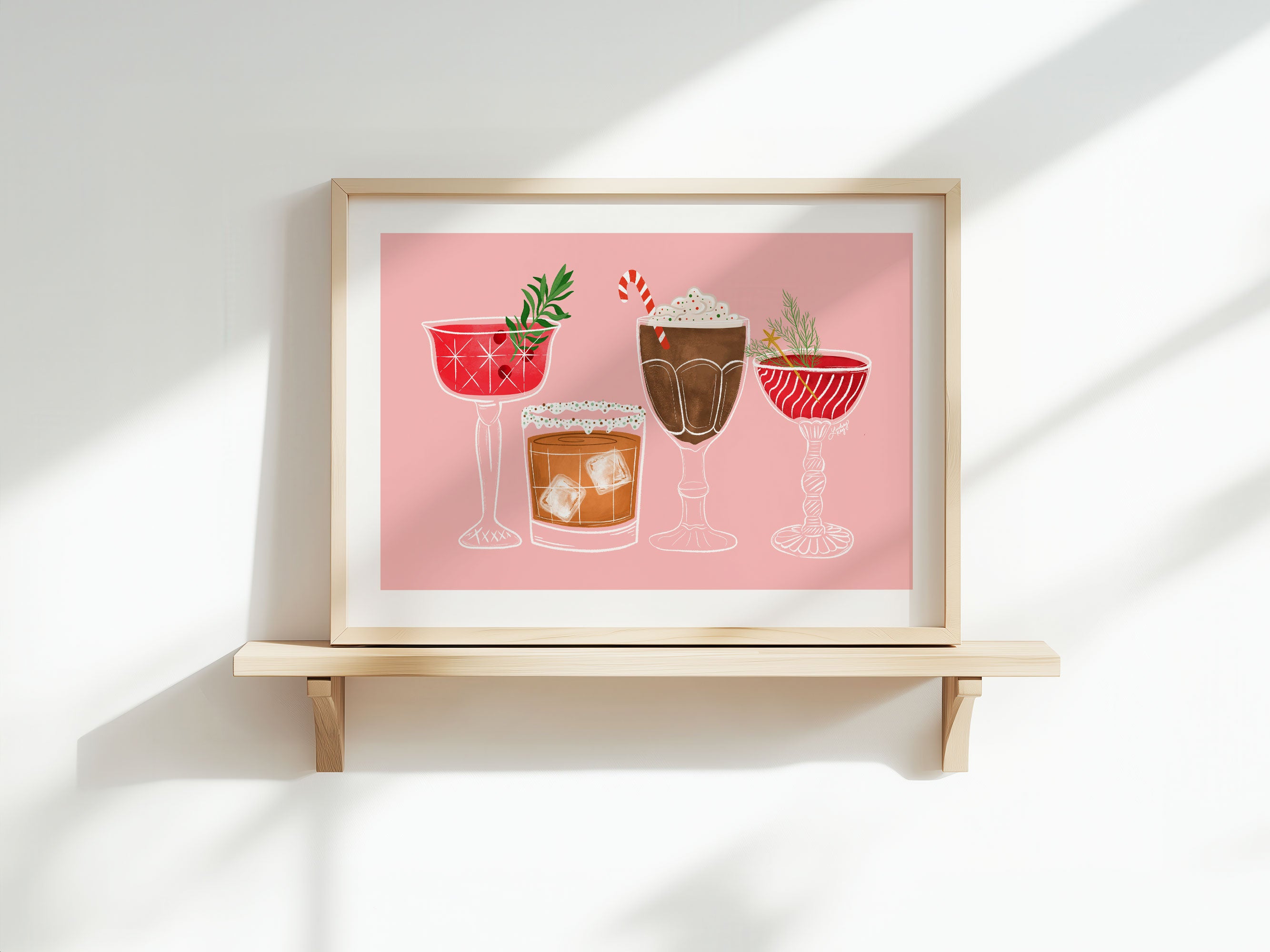 Ilustración de collage de plantas de hoja de plátano - Impresión de arte