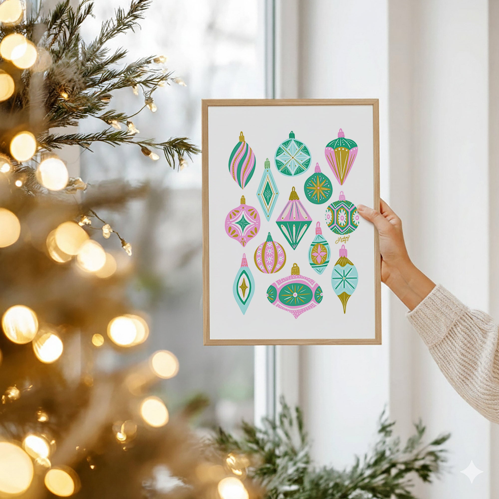 Illustration de collage de plantes de feuilles de bananier - Impression d'art