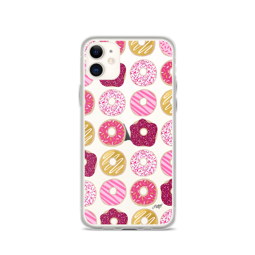 Valentine's Day Donuts - Clear Case for iPhone®