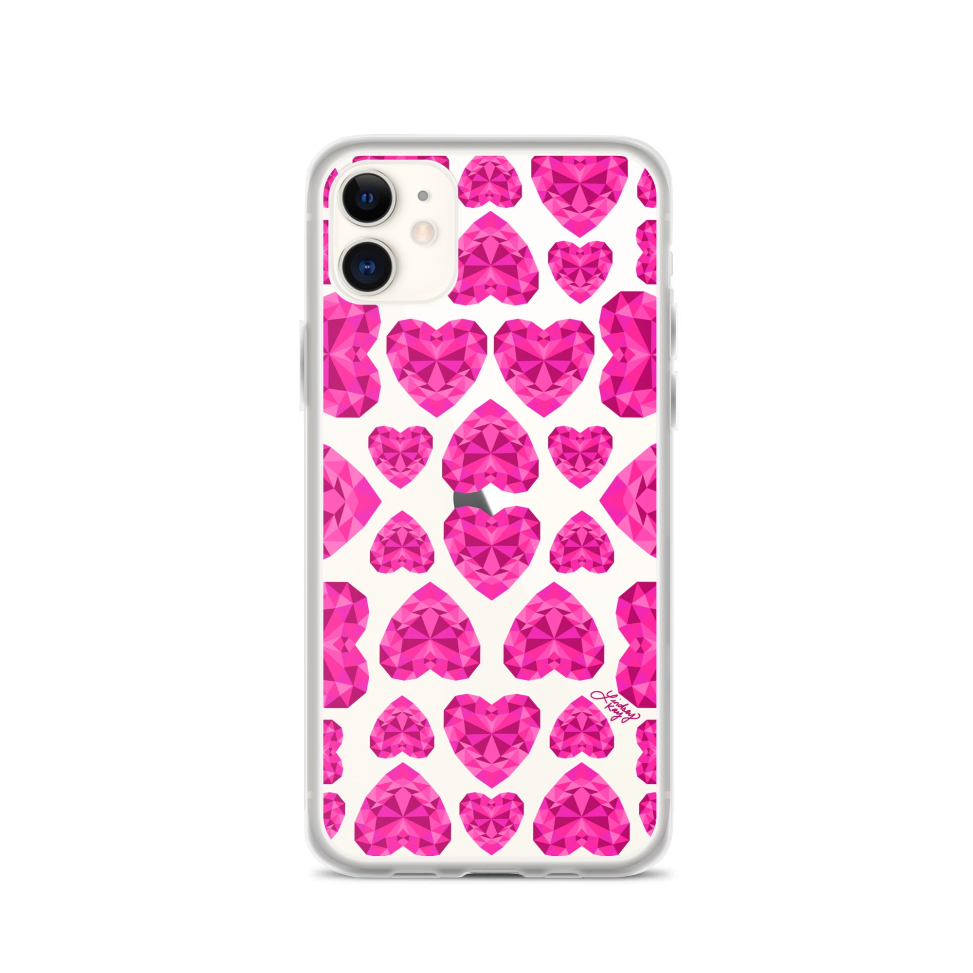 Pink Jewels - Clear Case for iPhone®
