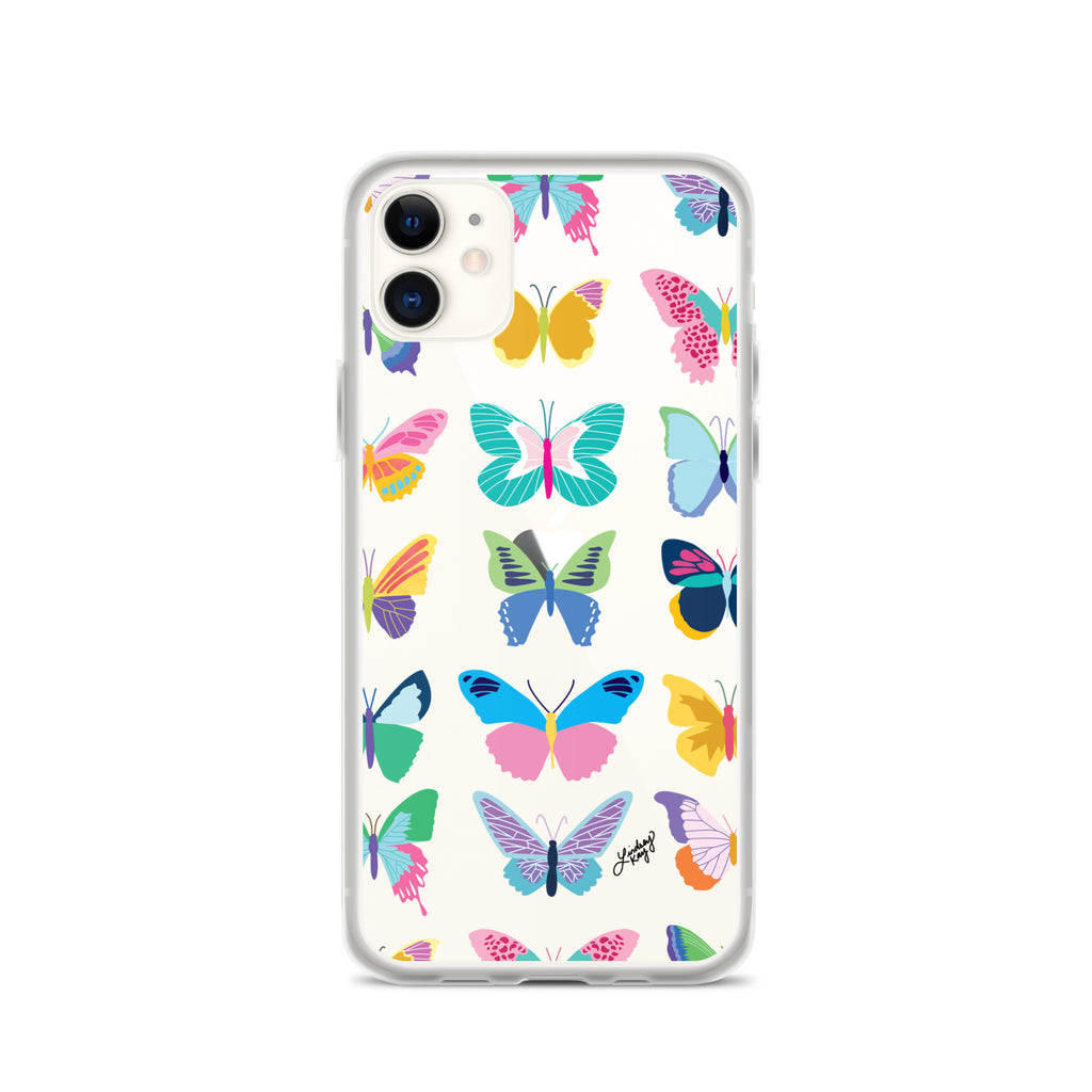 Colorful Butterflies - Clear Case for iPhone®