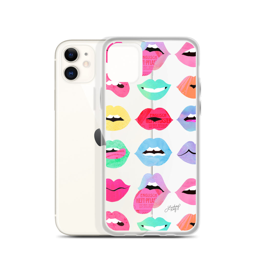 Rainbow Lips of Love - Clear Case for iPhone®