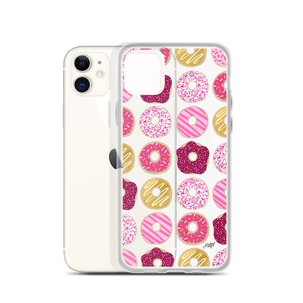 Valentine's Day Donuts - Clear Case for iPhone®