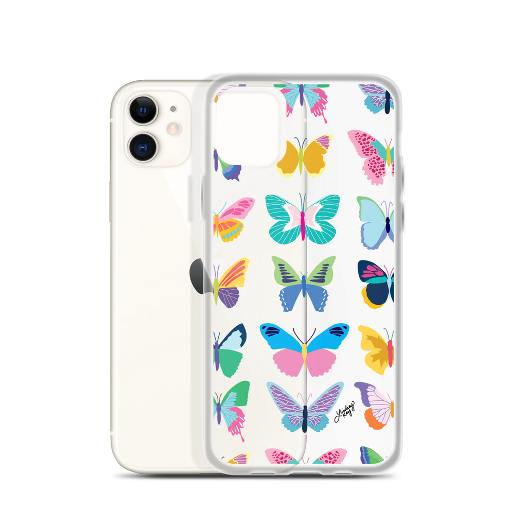 Colorful Butterflies - Clear Case for iPhone®