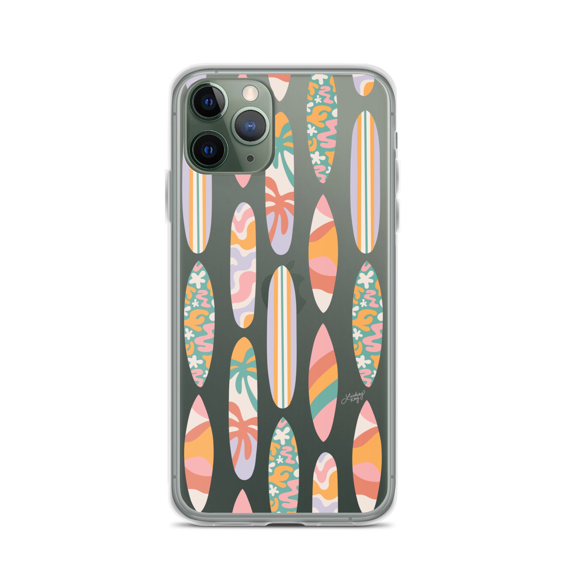 surf boards illustration pastel iphone case mobile phone accessories clear cute california girly ocean 