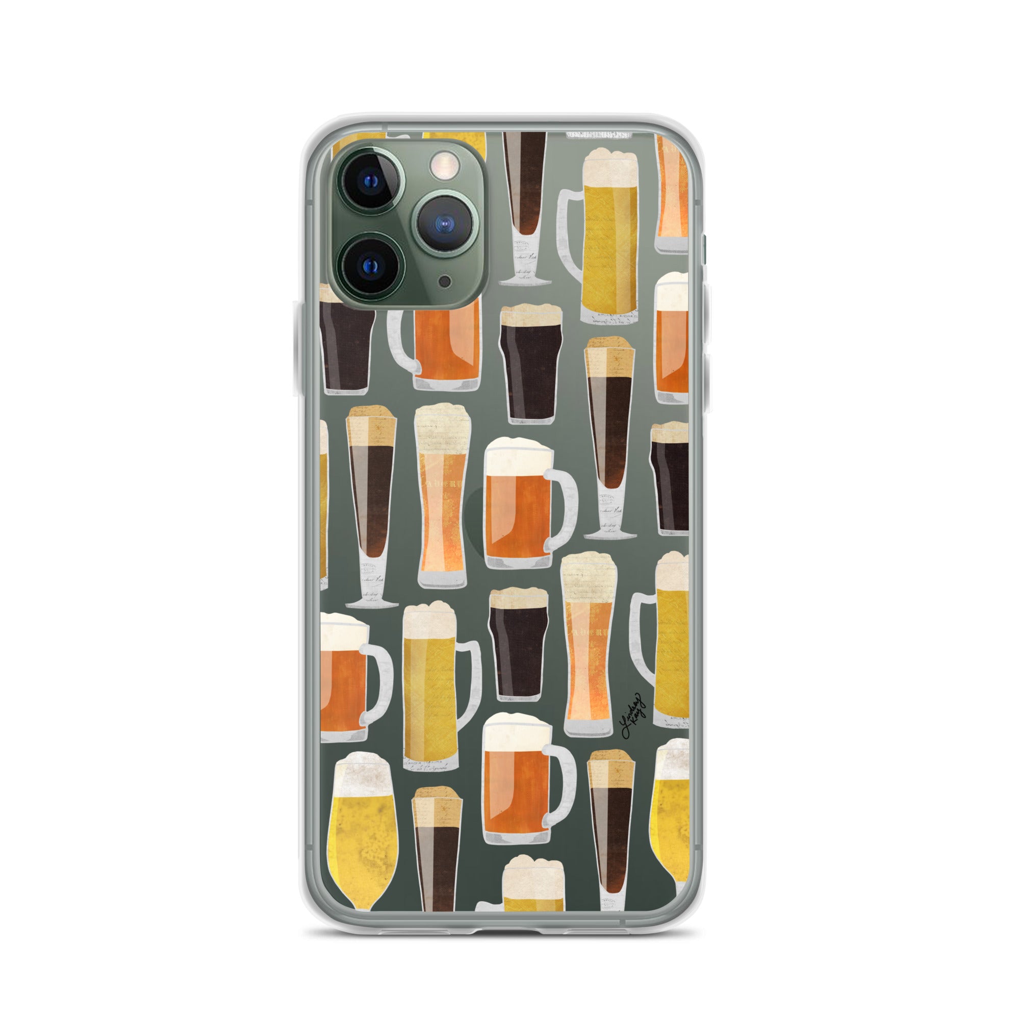 Beer Mugs - Clear Case for iPhone®