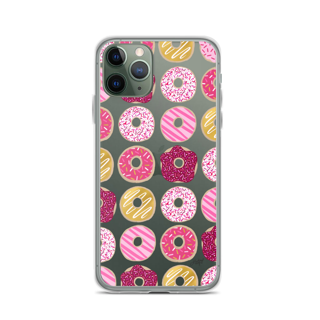 Valentine's Day Donuts - Clear Case for iPhone®