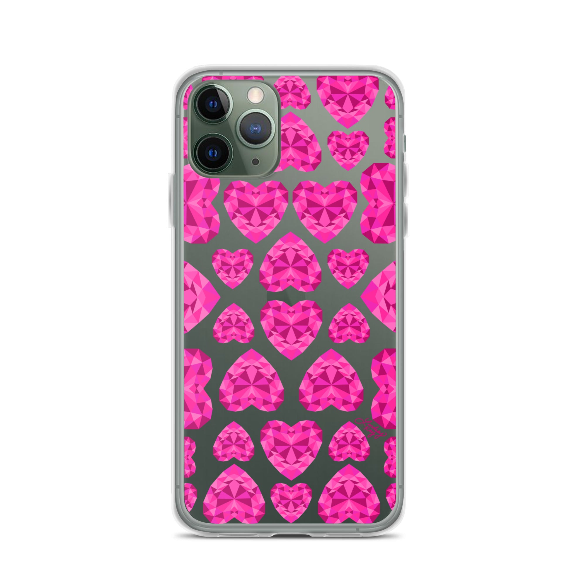 Pink Jewels - Clear Case for iPhone®