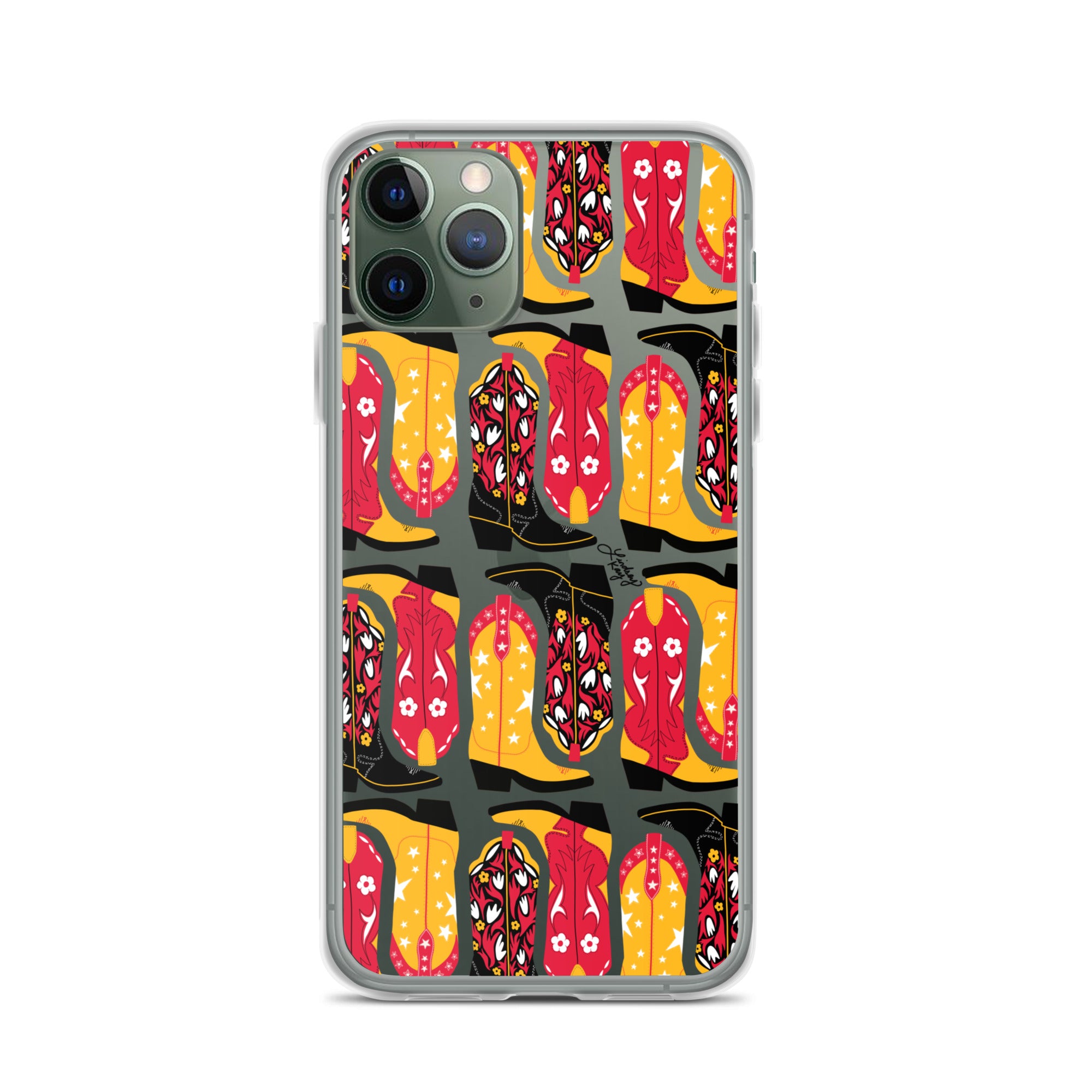 Kansas City Cowgirl Boots - Clear Case for iPhone®
