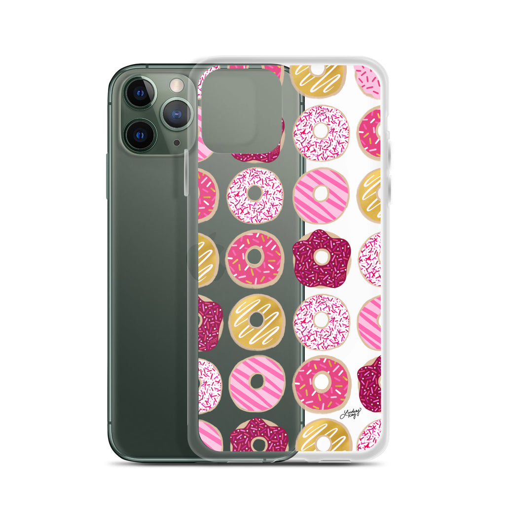 Valentine's Day Donuts - Clear Case for iPhone®