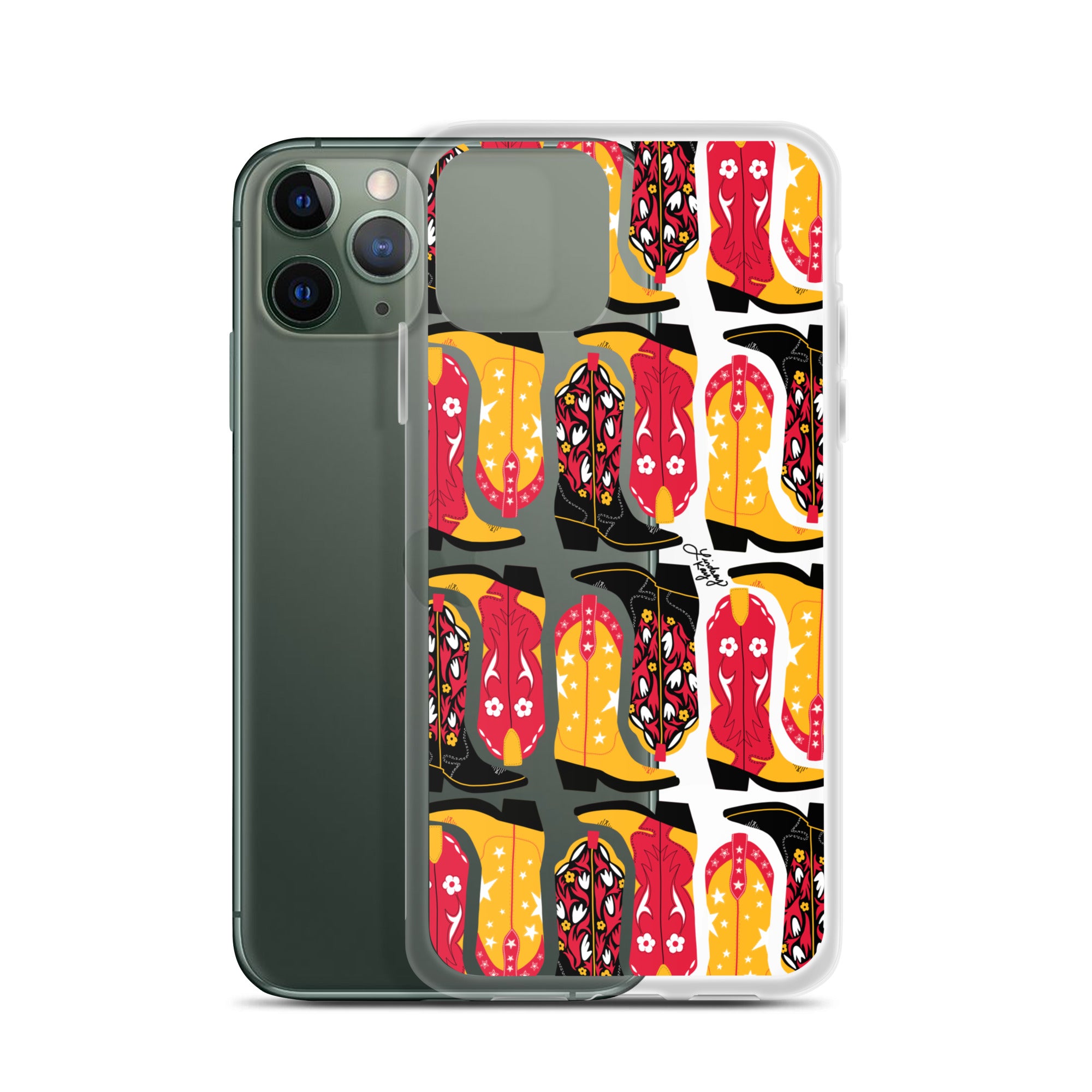 Kansas City Cowgirl Boots - Clear Case for iPhone®