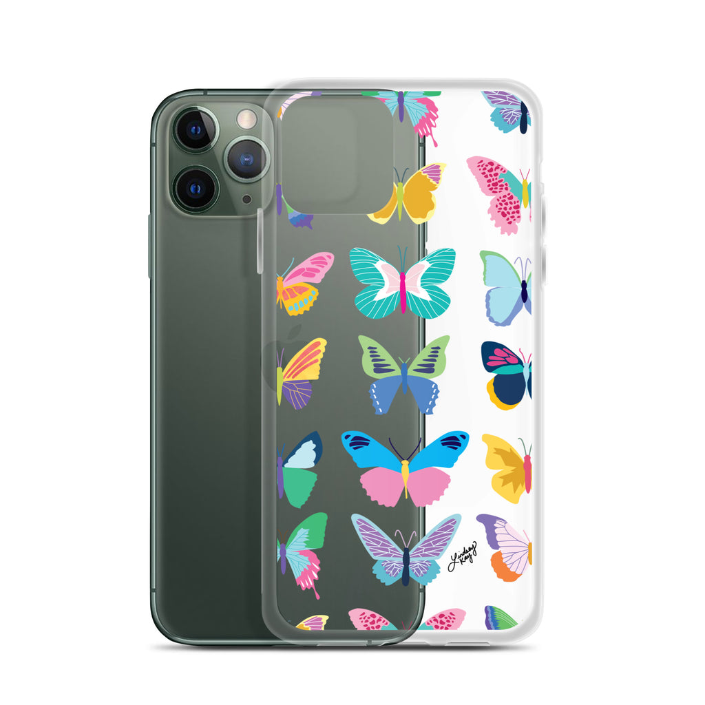 Colorful Butterflies - Clear Case for iPhone®