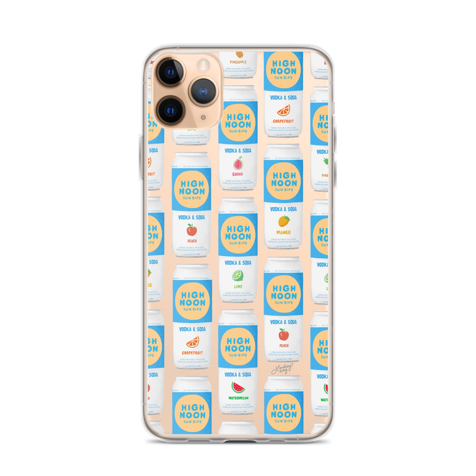 High Noon Cans Illustration - Clear Case for iPhone®