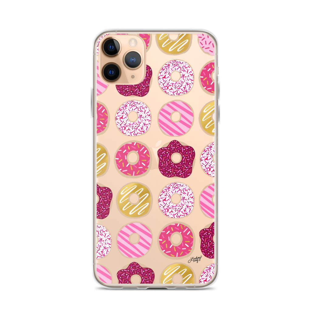 Valentine's Day Donuts - Clear Case for iPhone®