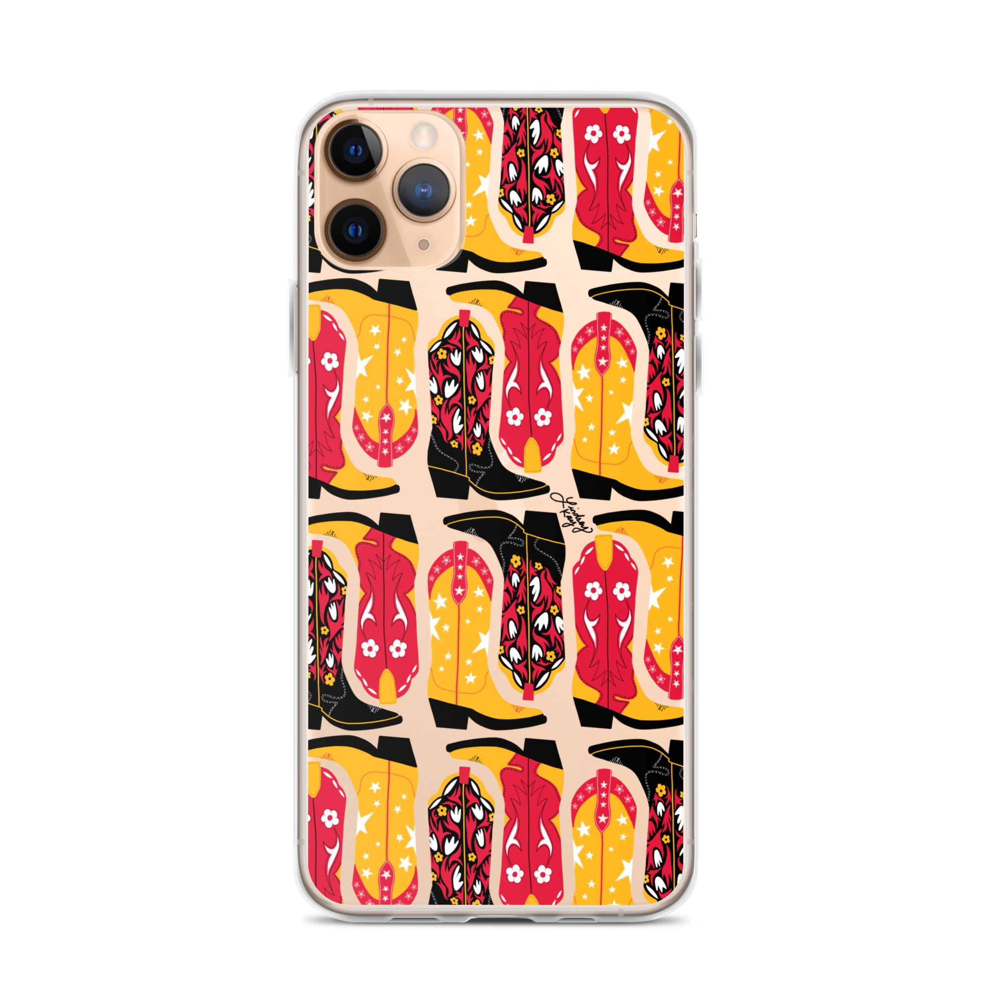 Kansas City Cowgirl Boots - Clear Case for iPhone®