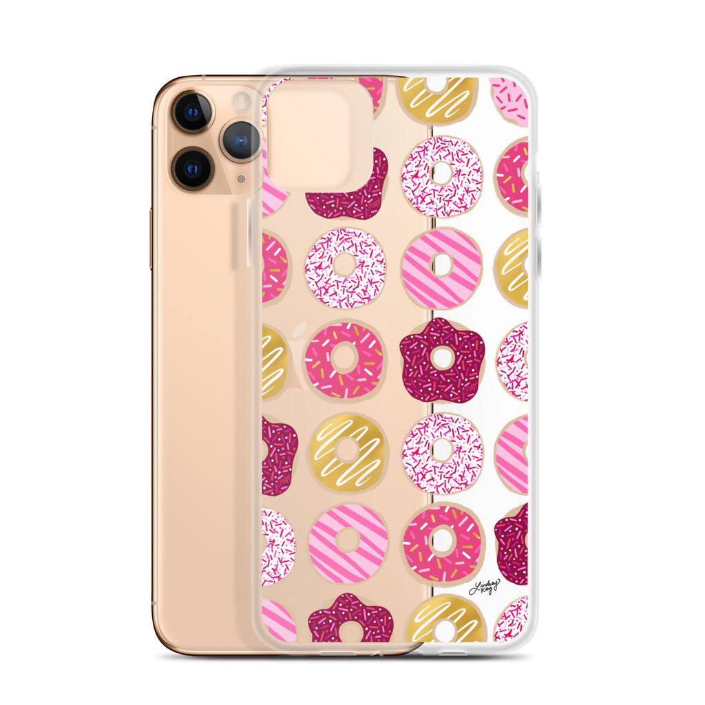 Valentine's Day Donuts - Clear Case for iPhone®