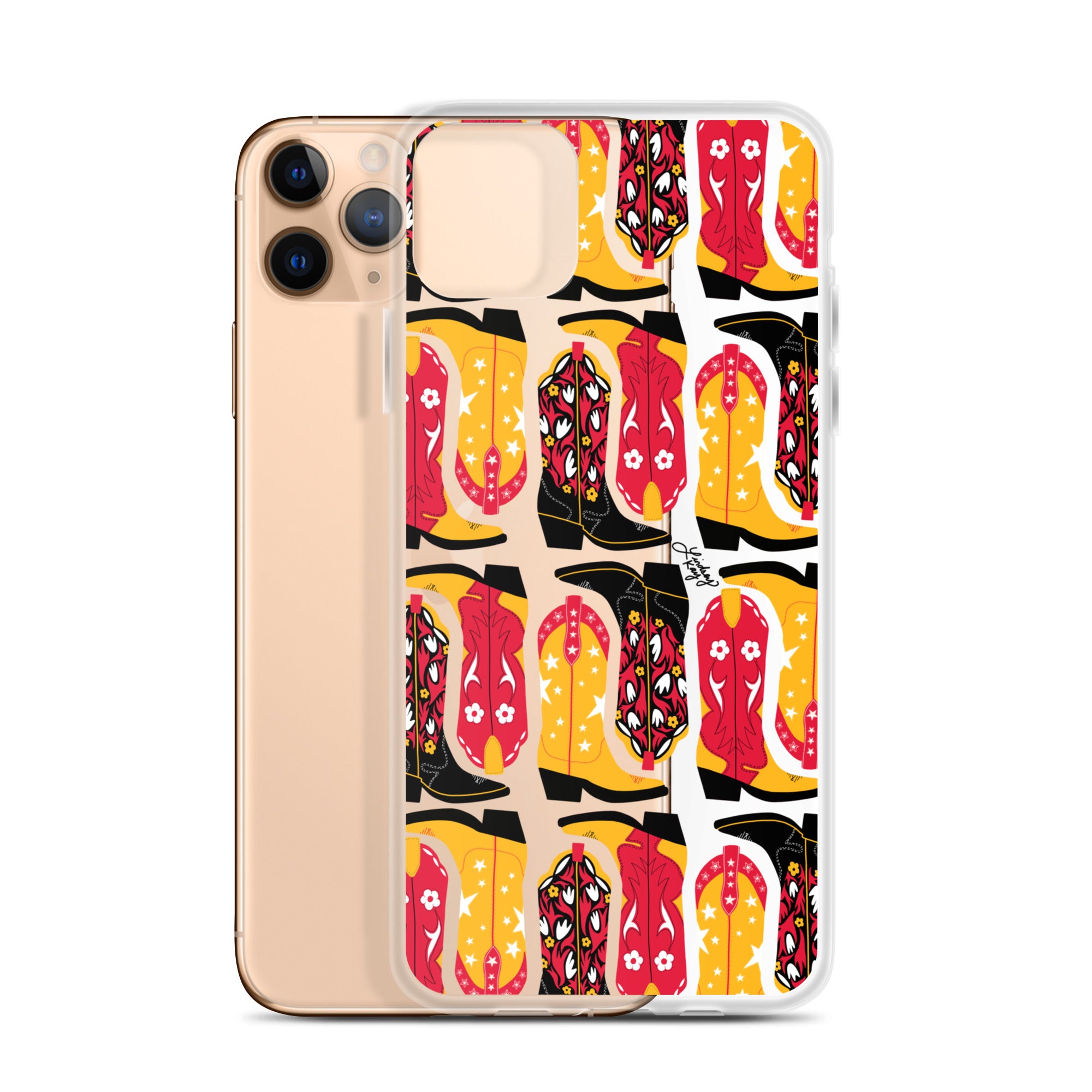 Kansas City Cowgirl Boots - Clear Case for iPhone®