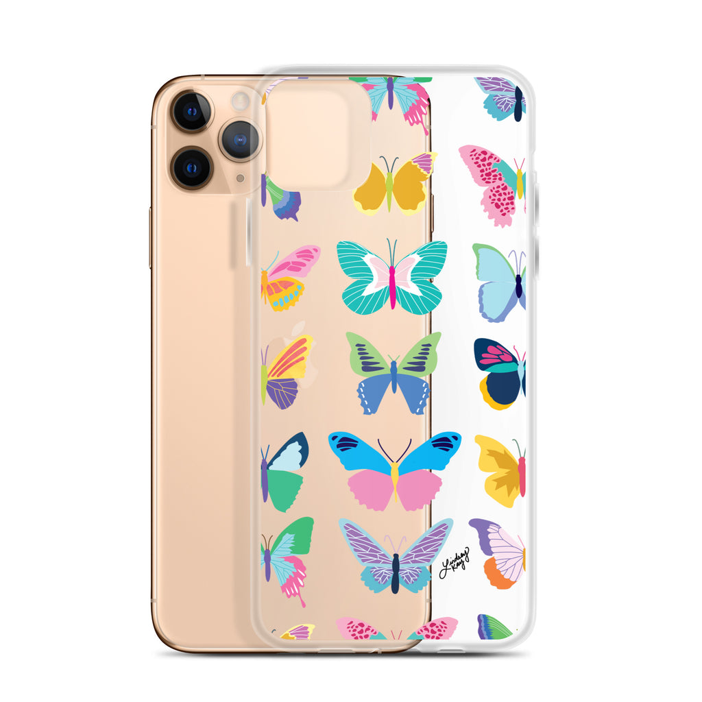 Colorful Butterflies - Clear Case for iPhone®