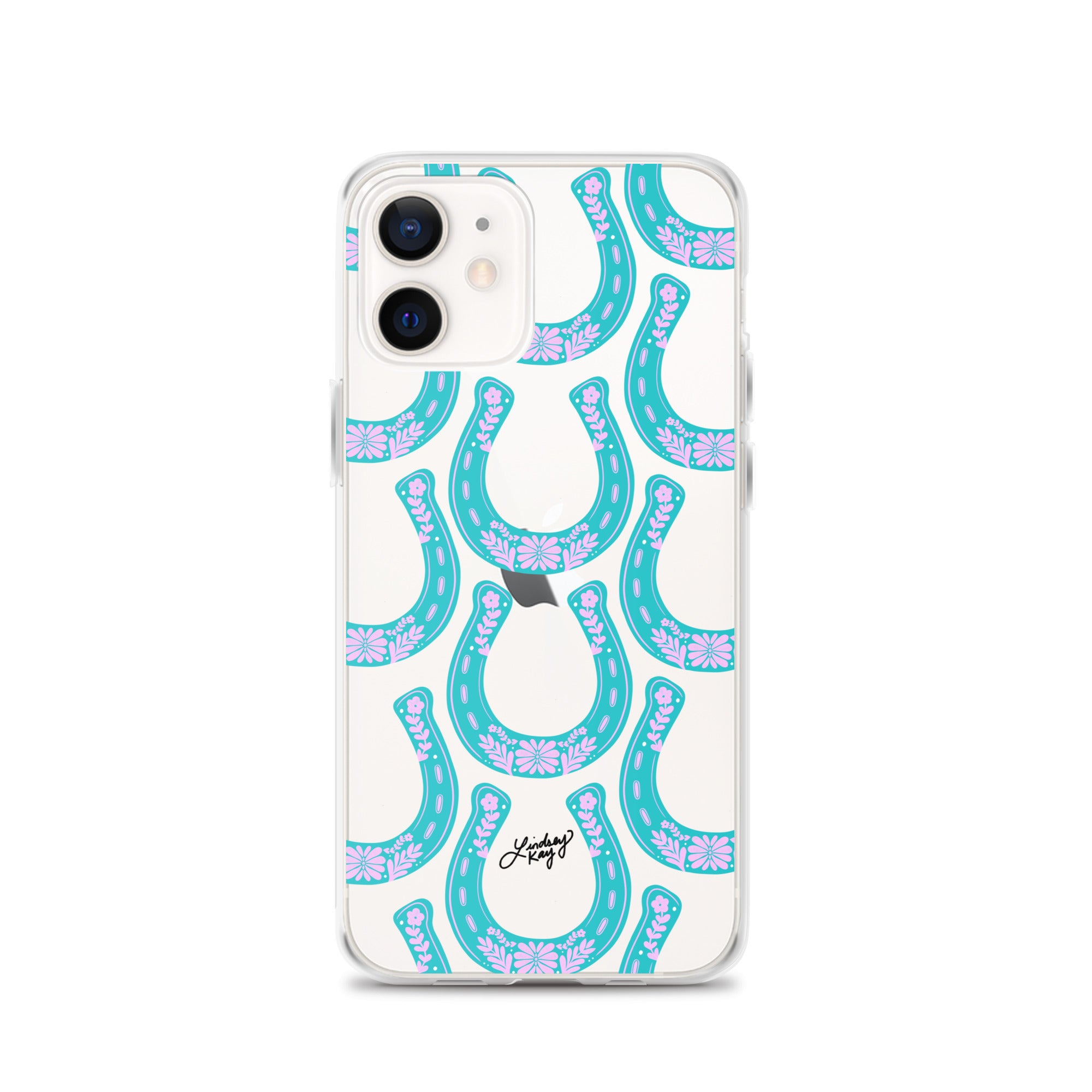 Patrón de ilustración de herradura - Funda transparente para iPhone®