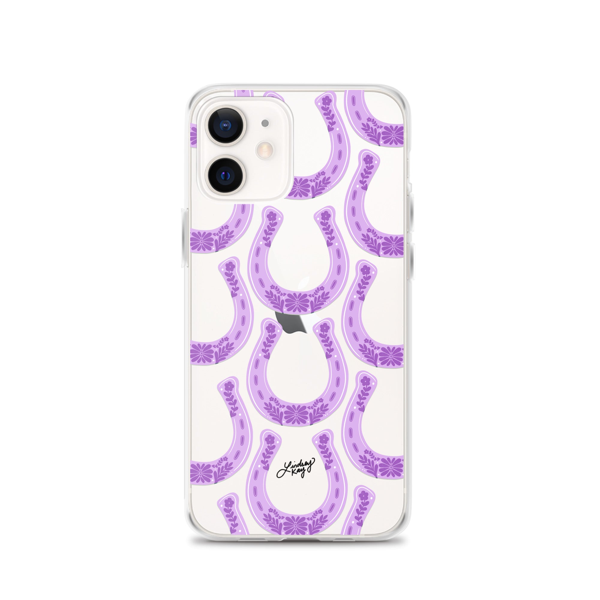 Patrón de ilustración de herradura - Funda transparente para iPhone®