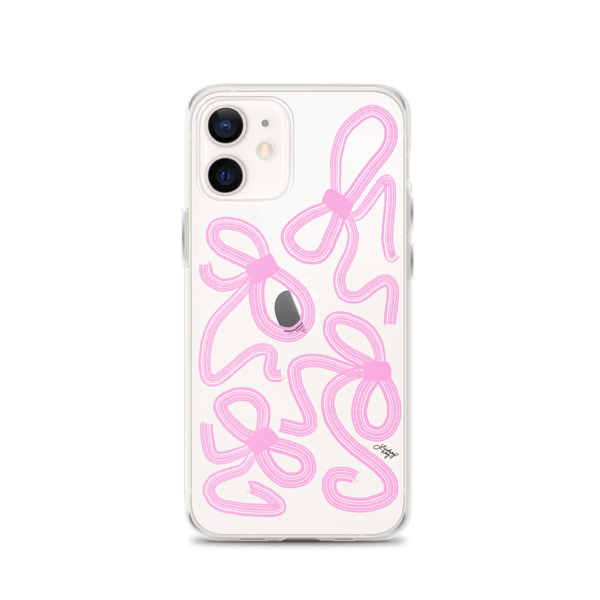 Pink Ribbon Illustration - Clear Case for iPhone®