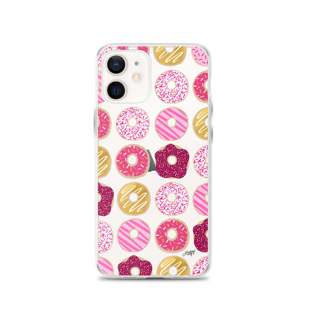 Valentine's Day Donuts - Clear Case for iPhone®