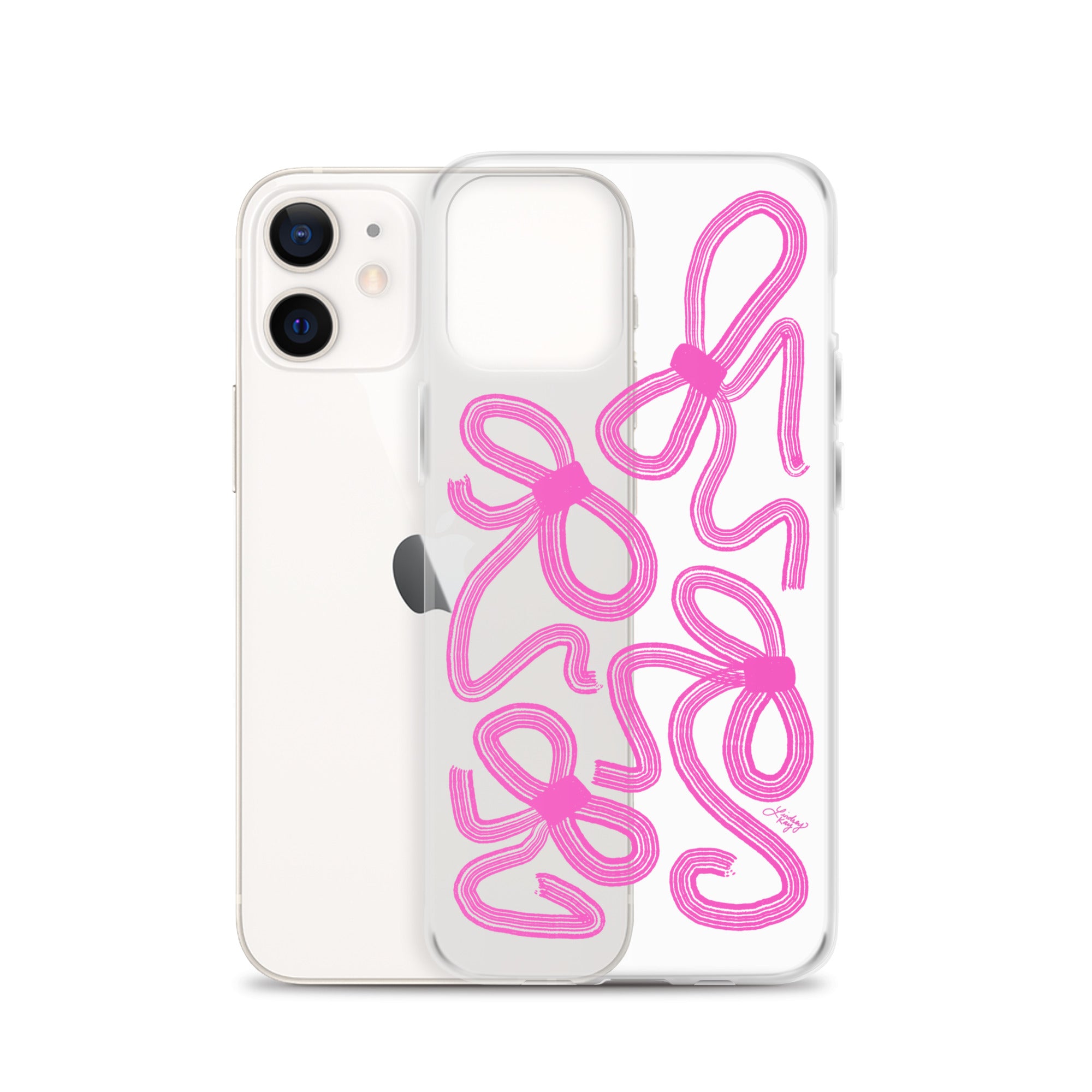 Cinta rosa - Funda transparente para iPhone®