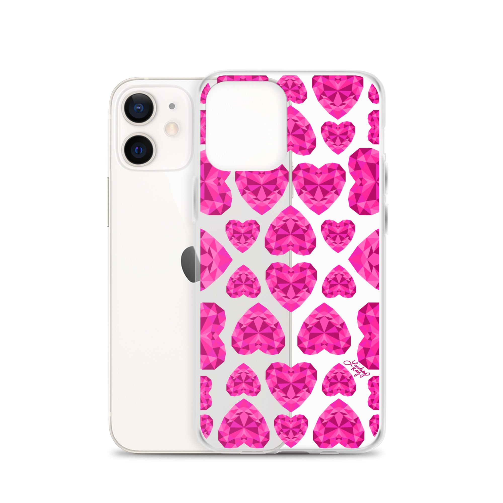 Pink Jewels - Clear Case for iPhone®