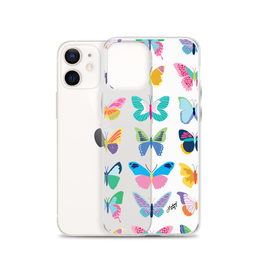 Colorful Butterflies - Clear Case for iPhone®