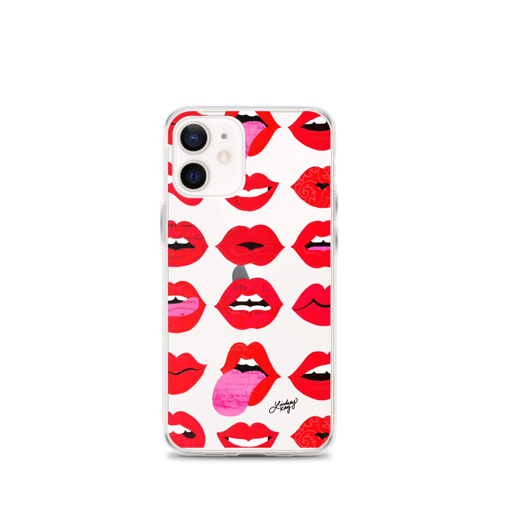 Labios rojos de amor - Funda transparente para iPhone®