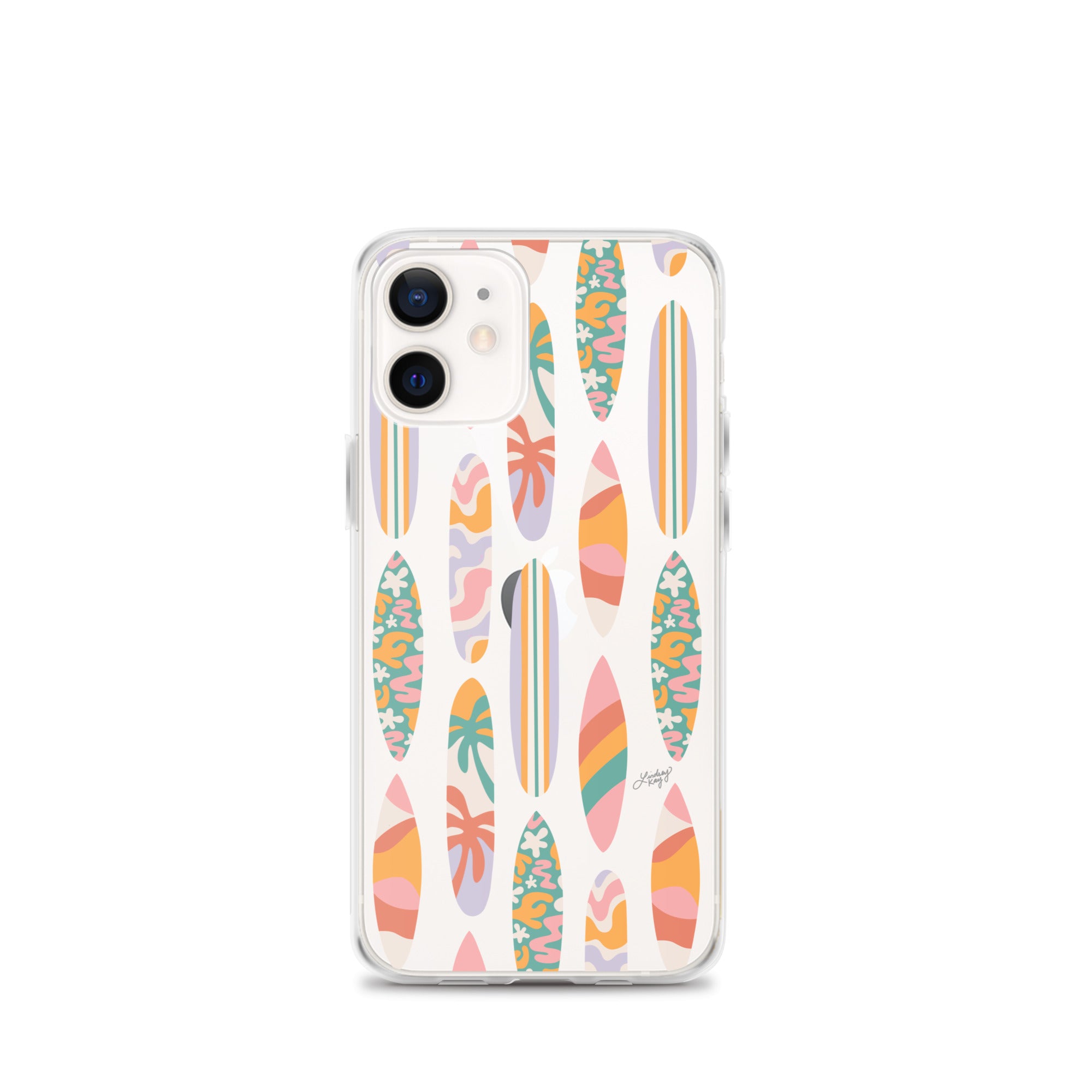 Modèle d'illustration de planches de surf - Coque transparente pour iPhone®