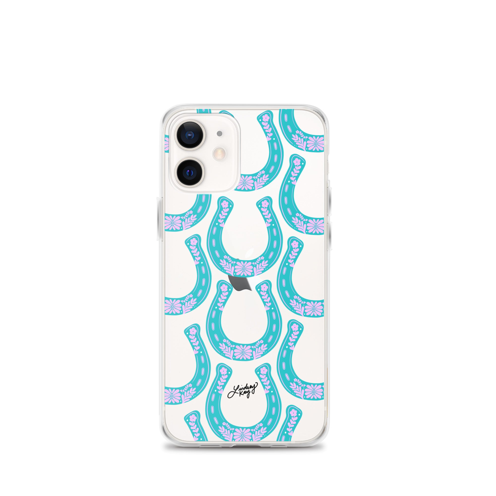 Patrón de ilustración de herradura - Funda transparente para iPhone®