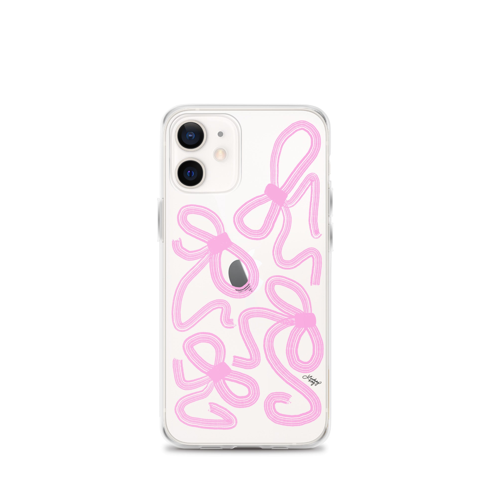 Pink Ribbon Illustration - Clear Case for iPhone®