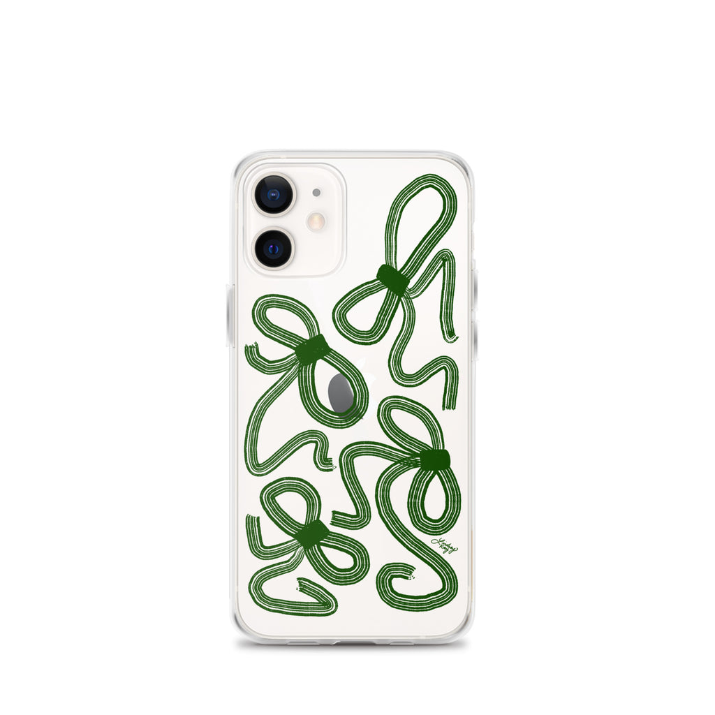 Forrest Green Ribbons - Clear Case for iPhone®