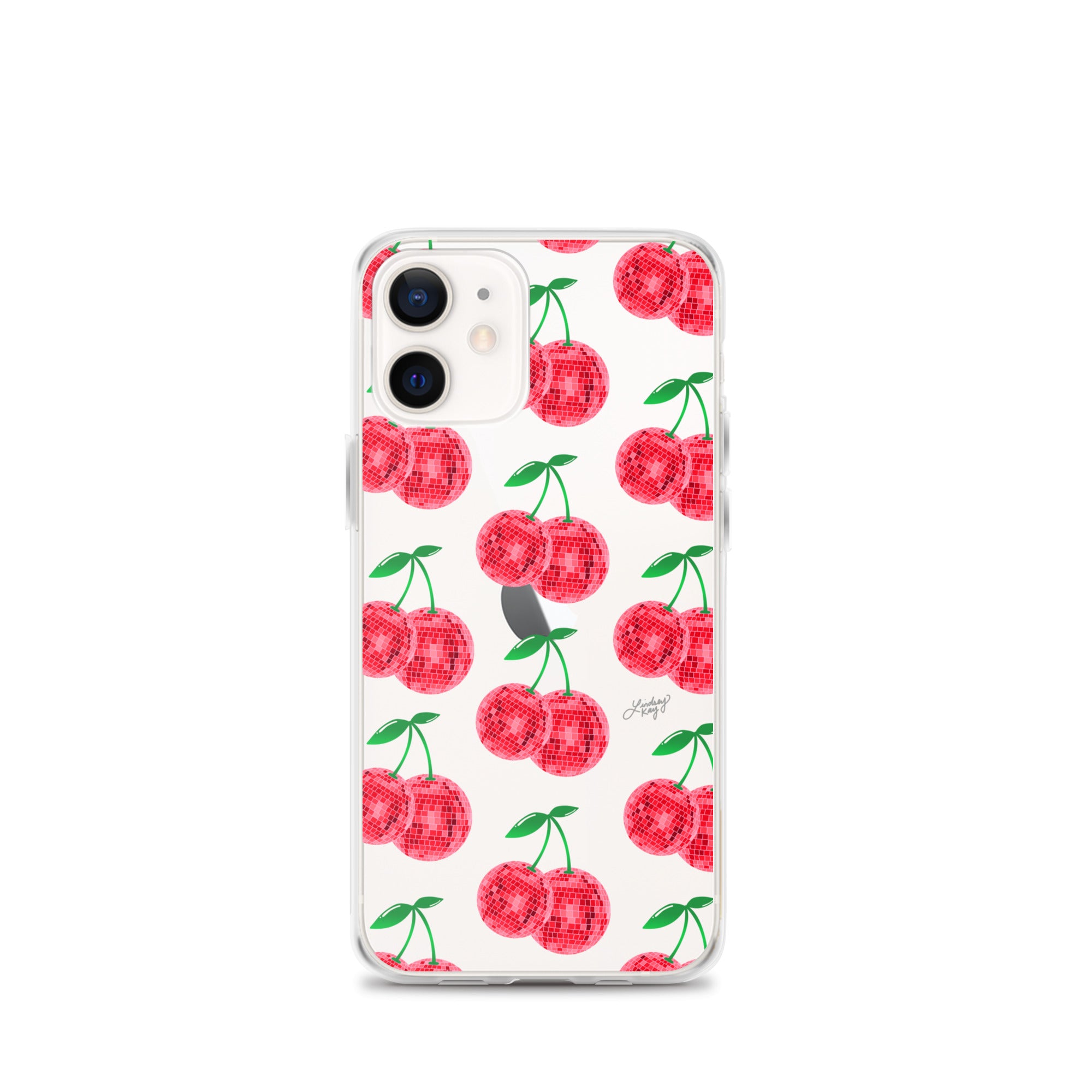 Red Disco Ball Cherries - Clear Case for iPhone® - Sizes 11 & 16