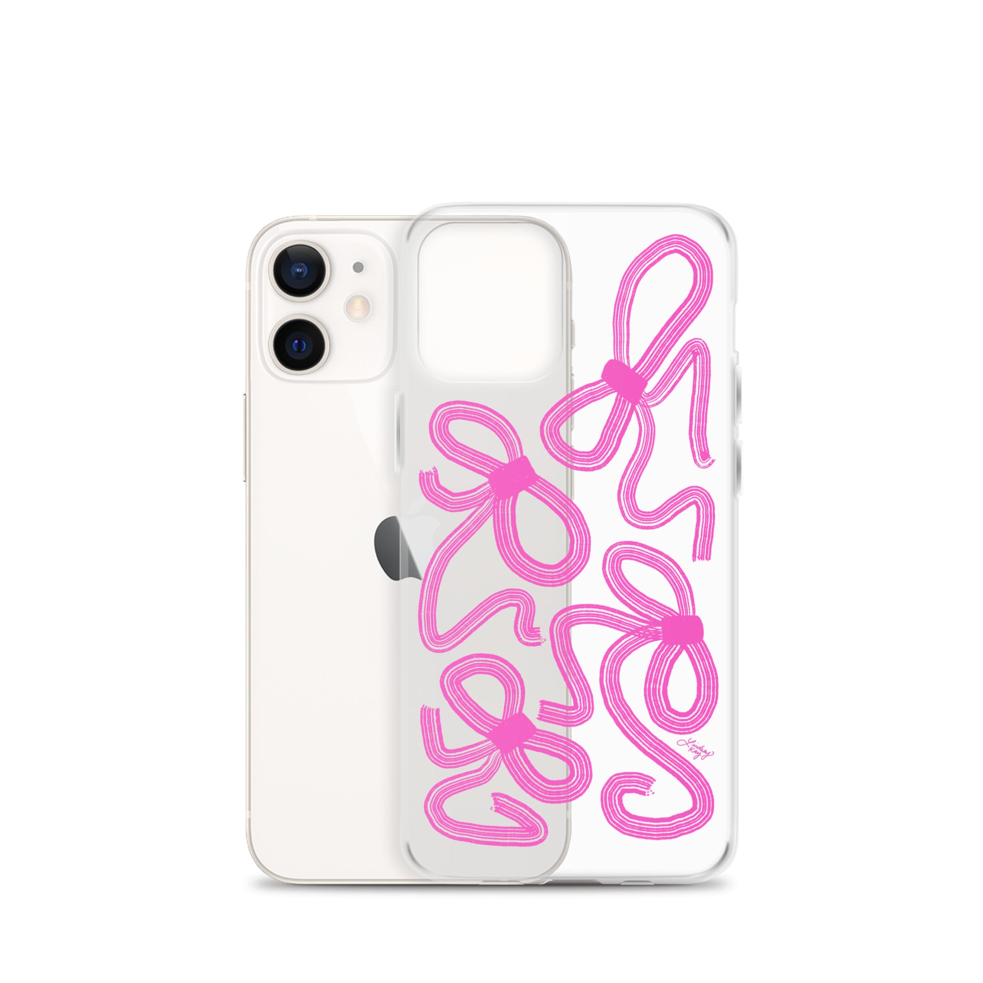 Cinta rosa - Funda transparente para iPhone®