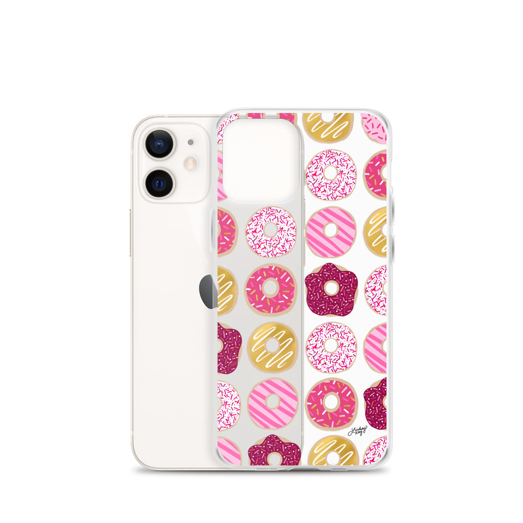 Valentine's Day Donuts - Clear Case for iPhone®