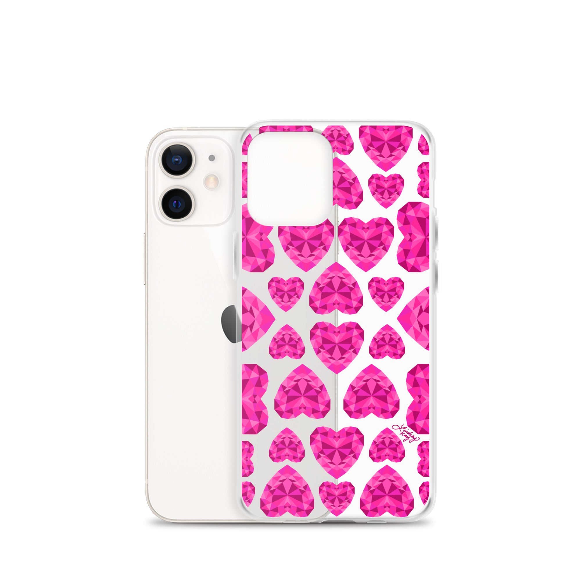 Pink Jewels - Clear Case for iPhone®